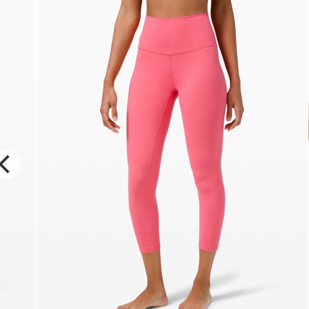 Lululemon Align Pant 25" leggings Guava Pink